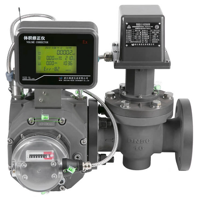WRFD IC Card Gas Roots Flow Meter